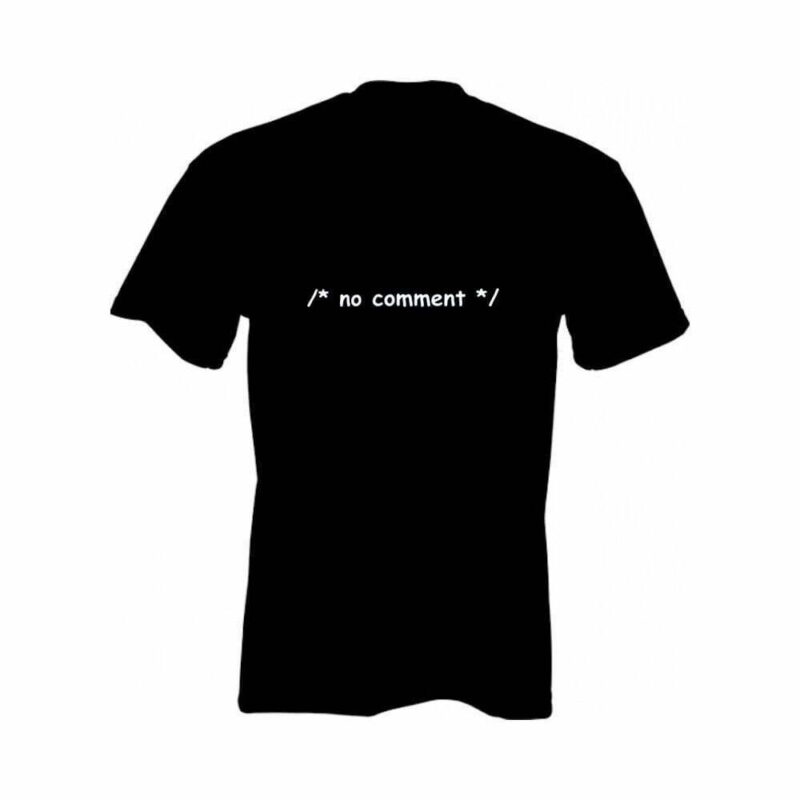 Linux T-shirt "No comment"