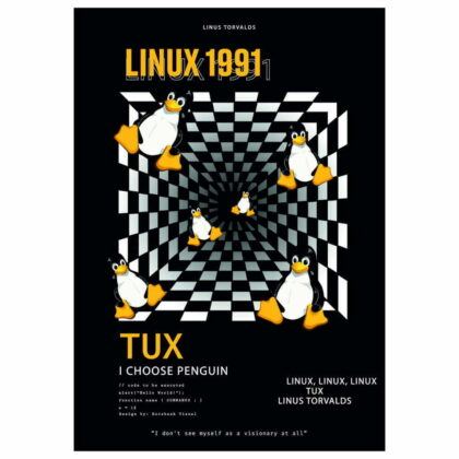 GNU/Linux plakat "Choose Pengiun" - Vol. 3