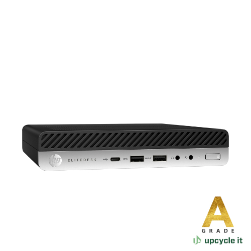 HP EliteDesk 800 G4 DM (Refurbished) A computer med Linux