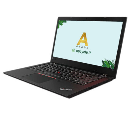 upcycle it Lenovo ThinkPad L480 (Refurbished) A Intel® Core™ i5 i5-8250U Laptop 35,6 cm (14") Fuld HD 8 GB DDR4-SDRAM 256 GB SSD Windows 11 Pro Sort Nordisk