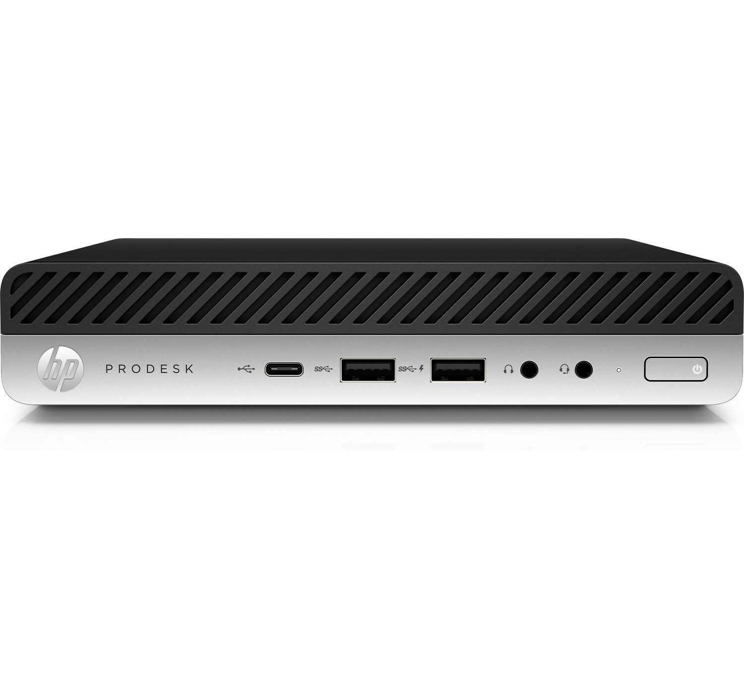 upcycle it HP ProDesk 600 G4 Mini (Refurbished) A Intel® Core™ i3 i3-8100T 8 GB DDR4-SDRAM 256 GB SSD Windows 11 Pro Mini PC Sort, Sølv
