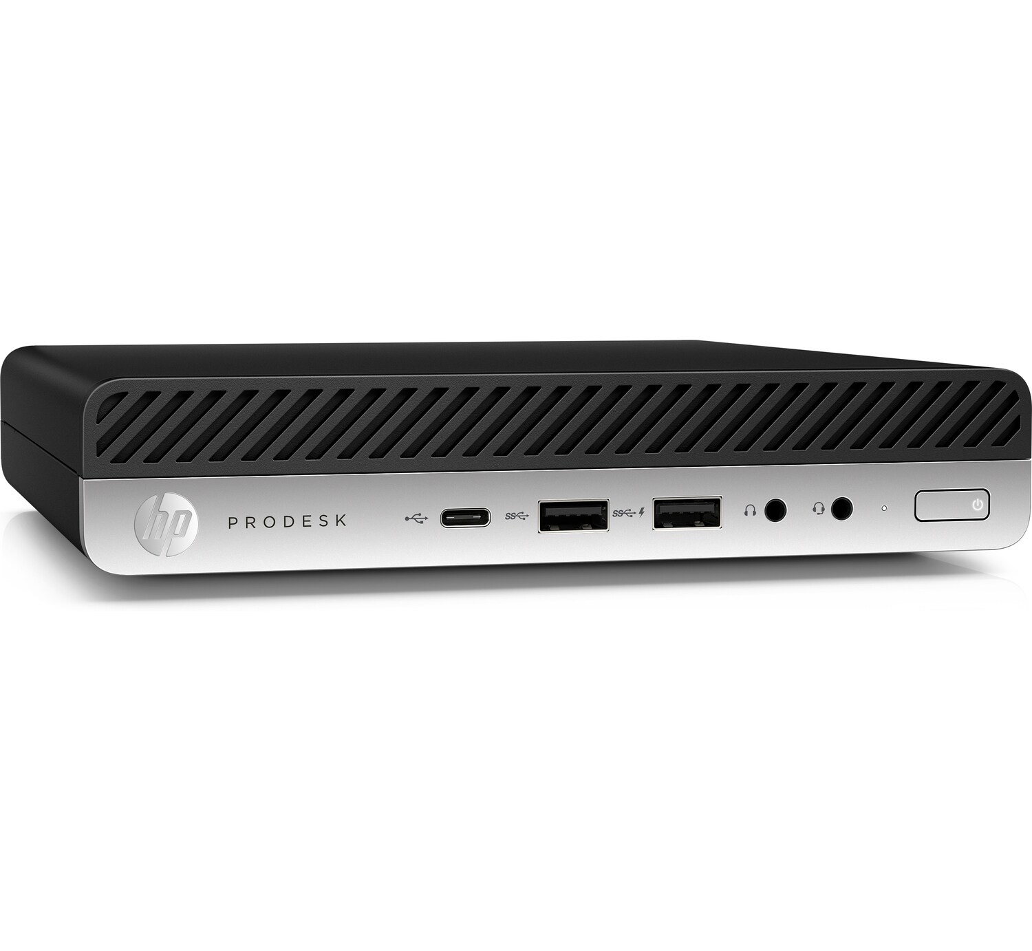 upcycle it HP ProDesk 600 G4 Mini (Refurbished) A Intel® Core™ i3 i3-8100T 8 GB DDR4-SDRAM 256 GB SSD Windows 11 Pro Mini PC Sort, Sølv