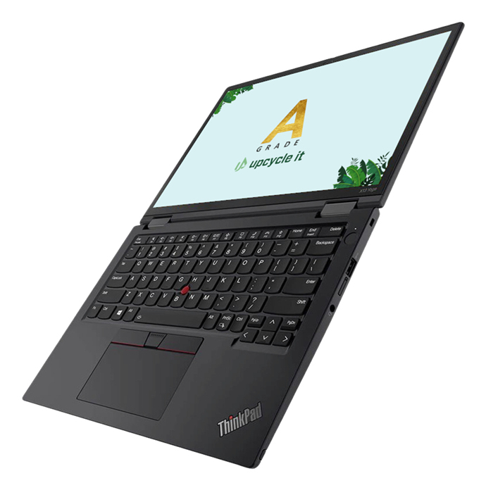 upcycle it Lenovo ThinkPad X13 Yoga G1 (Refurbished) A Intel® Core™ i5 i5-10210U Hybrid (2-i-1) 33,8 cm (13.3") Berøringsskærm Fuld HD 16 GB DDR4-SDRAM 256 GB SSD Windows 11 Pro Sort Nordisk