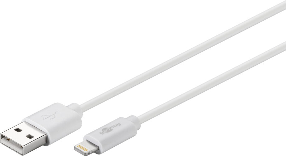USB-A <-> Lightning - 2m - Hvid