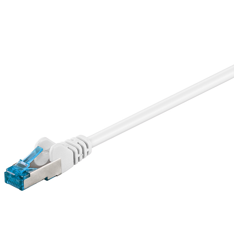 LAN CAT 6a S/FTP - Hvid - 15 meter