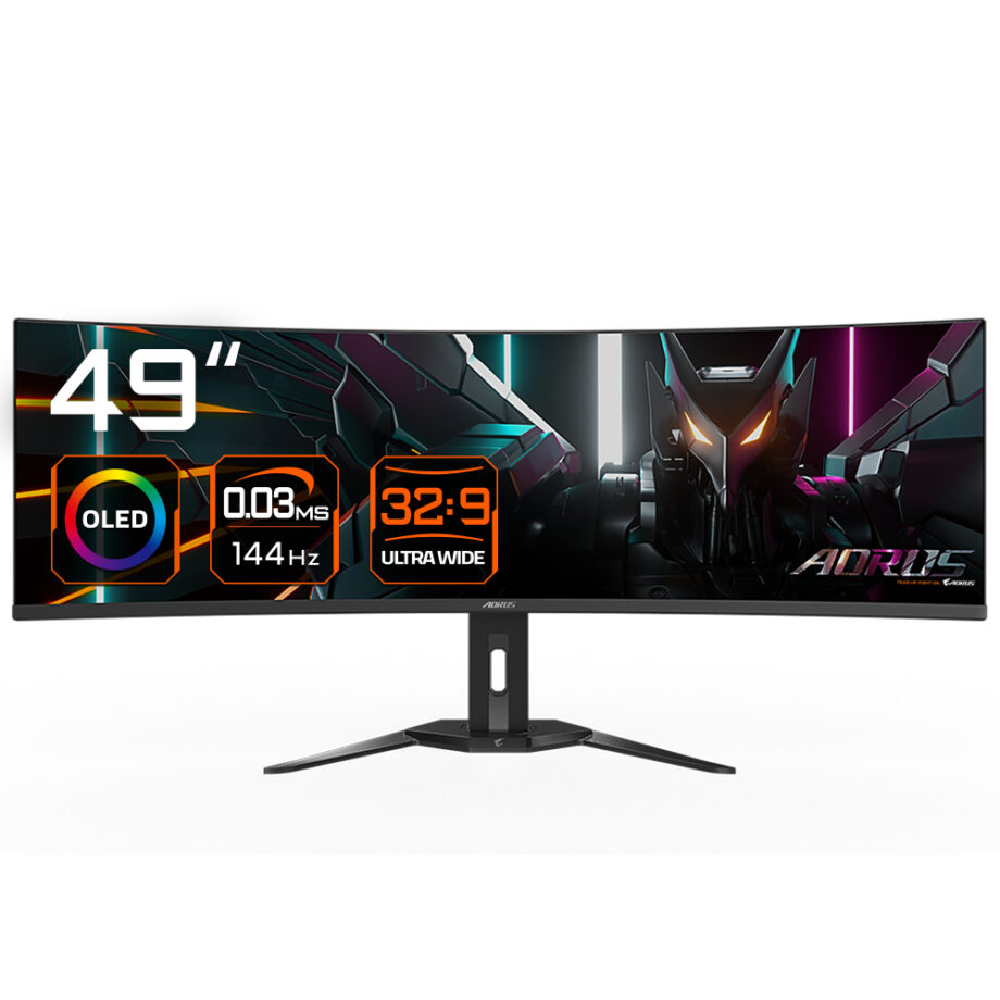 49" AORUS CO49DQ - 5120x1440 - 144Hz - OLED - 18W USB-C