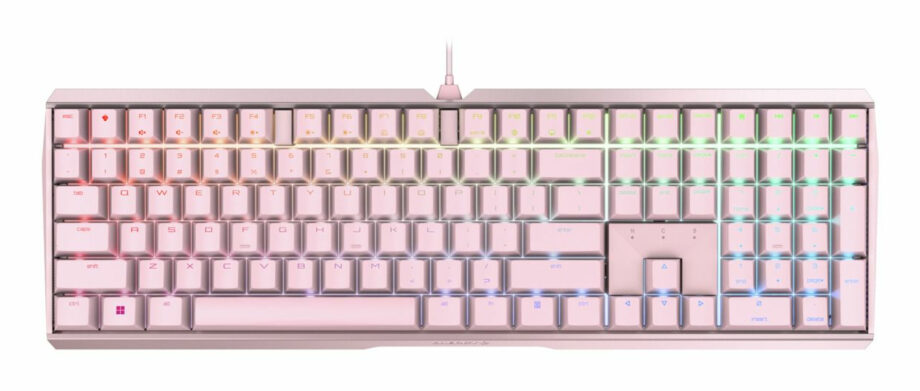 MX-Board 3.0 S - MX Red - Gaming Tastatur - Nordisk - Pink