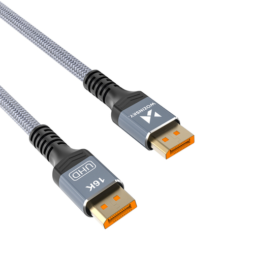 WPS-16AYL3S DisplayPort 2.1 Certified VESA 80Gbps 16K@60Hz 8K@120Hz 4K@240Hz HDR HDCP DSC 3m Cab...