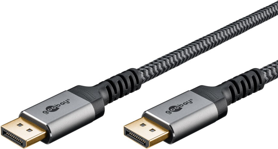 Goobay DisplayPort 1.4 Kabel 8K 60Hz 5 m Sølv