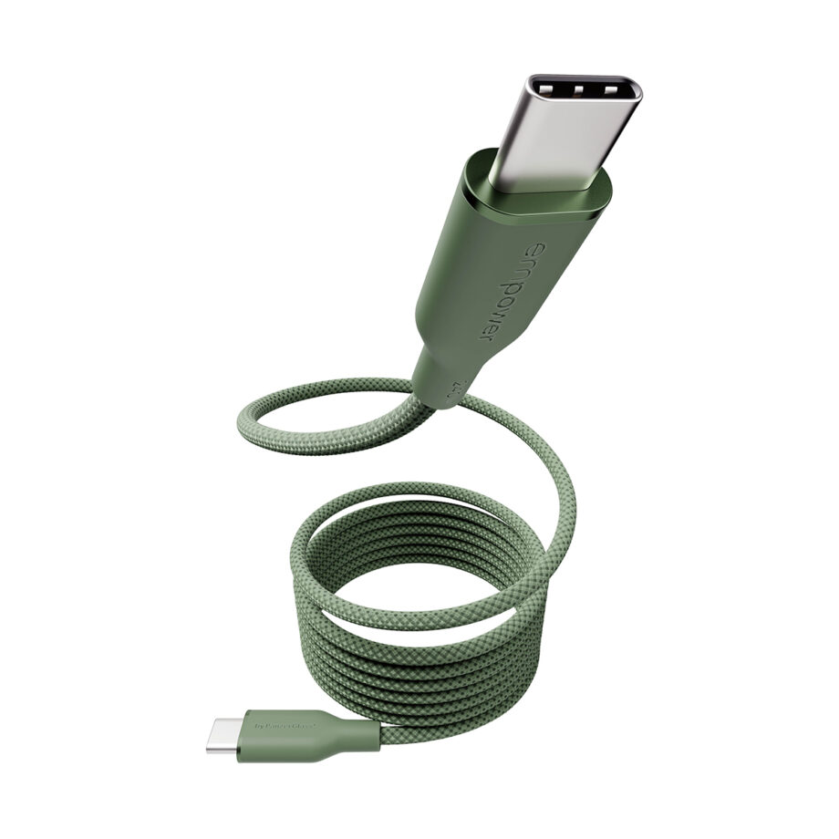 Magnetic 240W USB-C to USB-C Cable | USB 2.0 | 1.5M | Sage