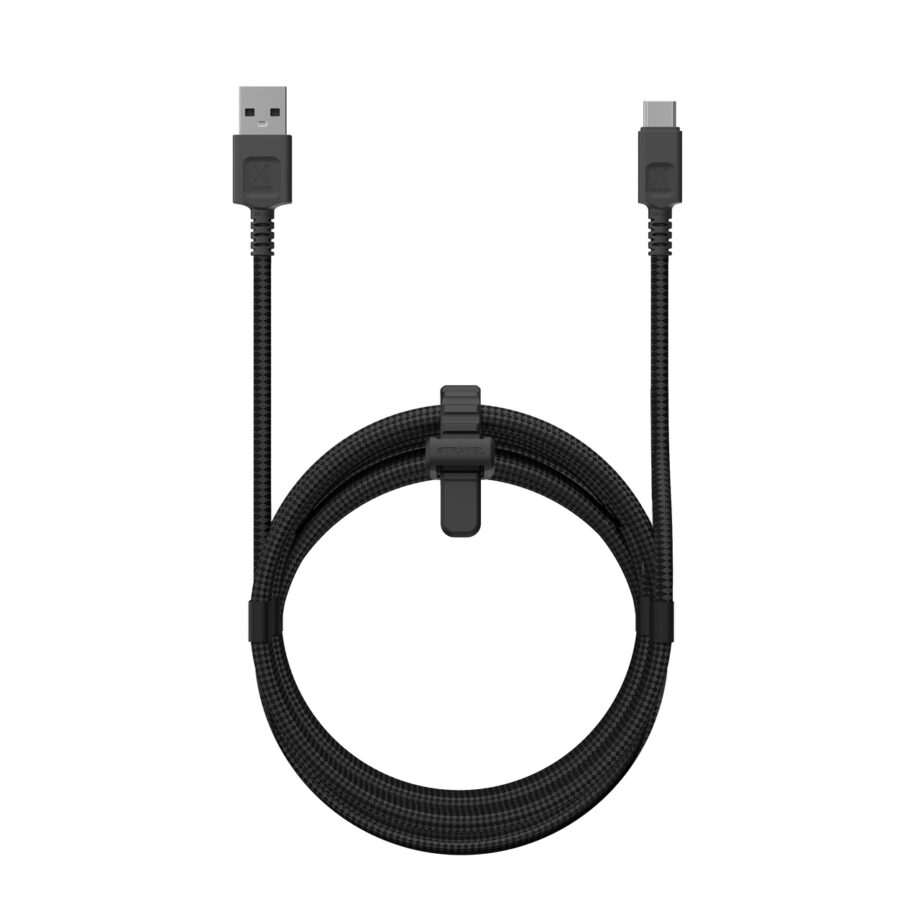 Next Gen USB-A / USB-C cable 3m Black