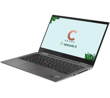upcycle it Lenovo ThinkPad X1 Yoga 5.Gen (Refurbished) C Intel® Core™ i5 i5-10210U Hybrid (2-i-1) 35,6 cm (14") Berøringsskærm Fuld HD 16 GB LPDDR3-SDRAM 256 GB SSD Windows 11 Pro Grå Nordisk