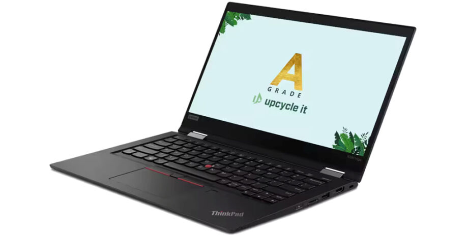 upcycle it Lenovo ThinkPad X390 YOGA (Refurbished) A Intel® Core™ i5 i5-8265U Hybrid (2-i-1) 33,8 cm (13.3") Berøringsskærm Fuld HD 8 GB DDR4-SDRAM 256 GB SSD Windows 11 Pro Sort Nordisk