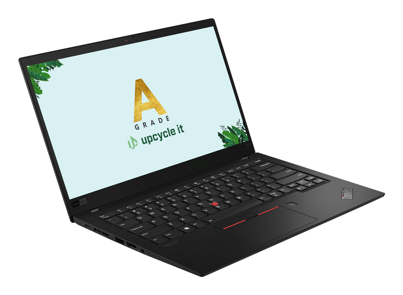 upcycle it Lenovo ThinkPad X1 Carbon Gen 8 (Refurbished) A Intel® Core™ i7 i7-10510U Laptop 35,6 cm (14") Berøringsskærm Fuld HD 16 GB LPDDR3-SDRAM 512 GB SSD Wi-Fi 6 (802.11ax) Windows 11 Pro Sort Nordisk