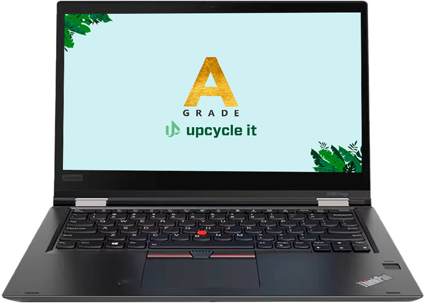 upcycle it Lenovo ThinkPad X380 Yoga (Refurbished) A Intel® Core™ i5 i5-8250U Hybrid (2-i-1) 33,8 cm (13.3") Berøringsskærm Fuld HD 8 GB DDR4-SDRAM 256 GB SSD Windows 11 Pro Sort