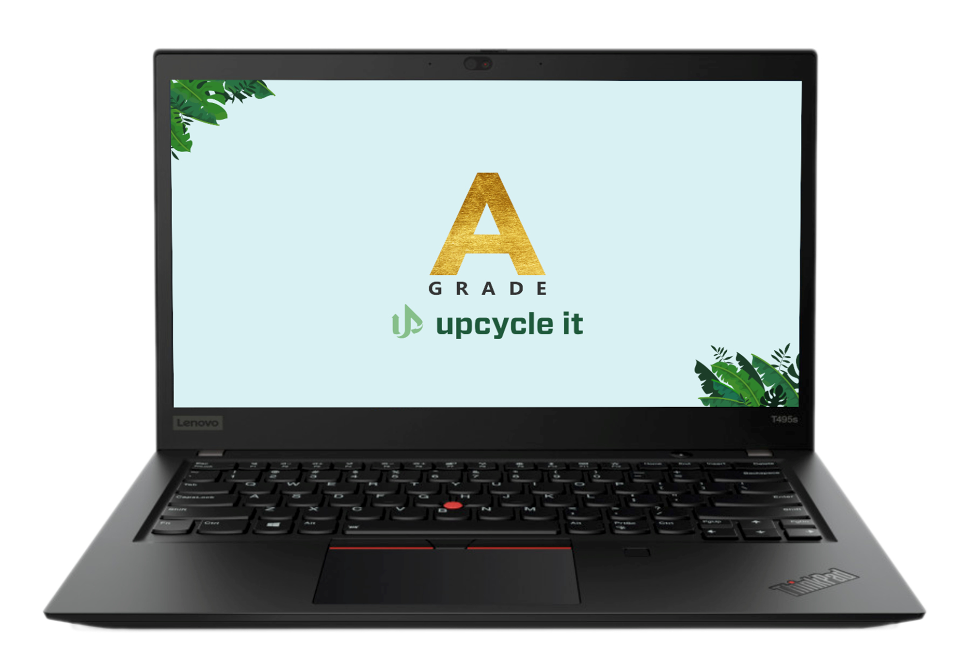 upcycle it Lenovo ThinkPad T495 (Refurbished) A AMD Ryzen™ 5 PRO 3500U Laptop 35,6 cm (14") Fuld HD 8 GB DDR4-SDRAM 256 GB SSD Windows 11 Pro Sort Nordisk