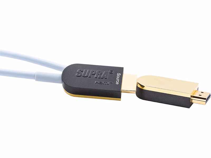 HDMI 2.1 - 4m - Blå - 8K - Kabel med aftageligt stik-hus
