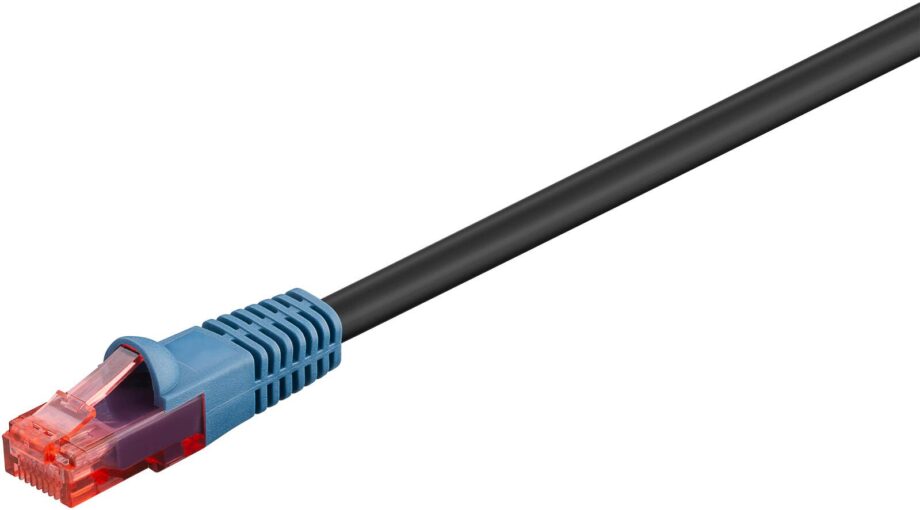 LAN CAT 6 UTP - Outdoor - Sort - 75 meter