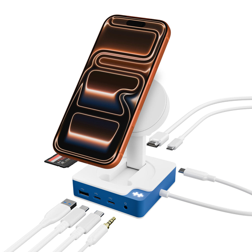D TARGUS HyperDrive Flex MagCharge USB-C Hub Blu