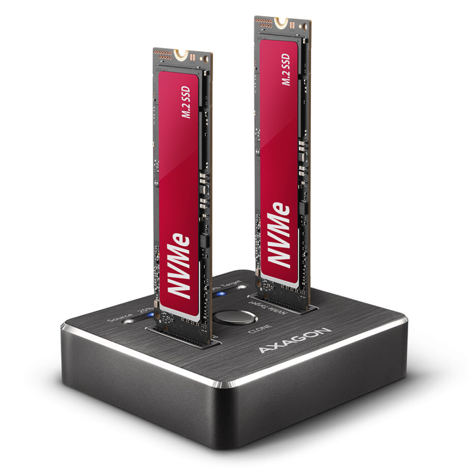 CloneMaster USB-C 10 Gbps Dual NVMe M.2 SSD Dock