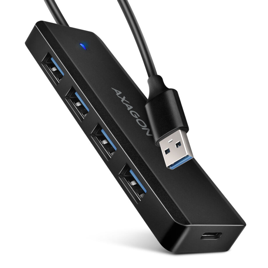 SuperSpeed USB-A Travel Hub USB hub - USB 3.2 - 4 ports - Sort