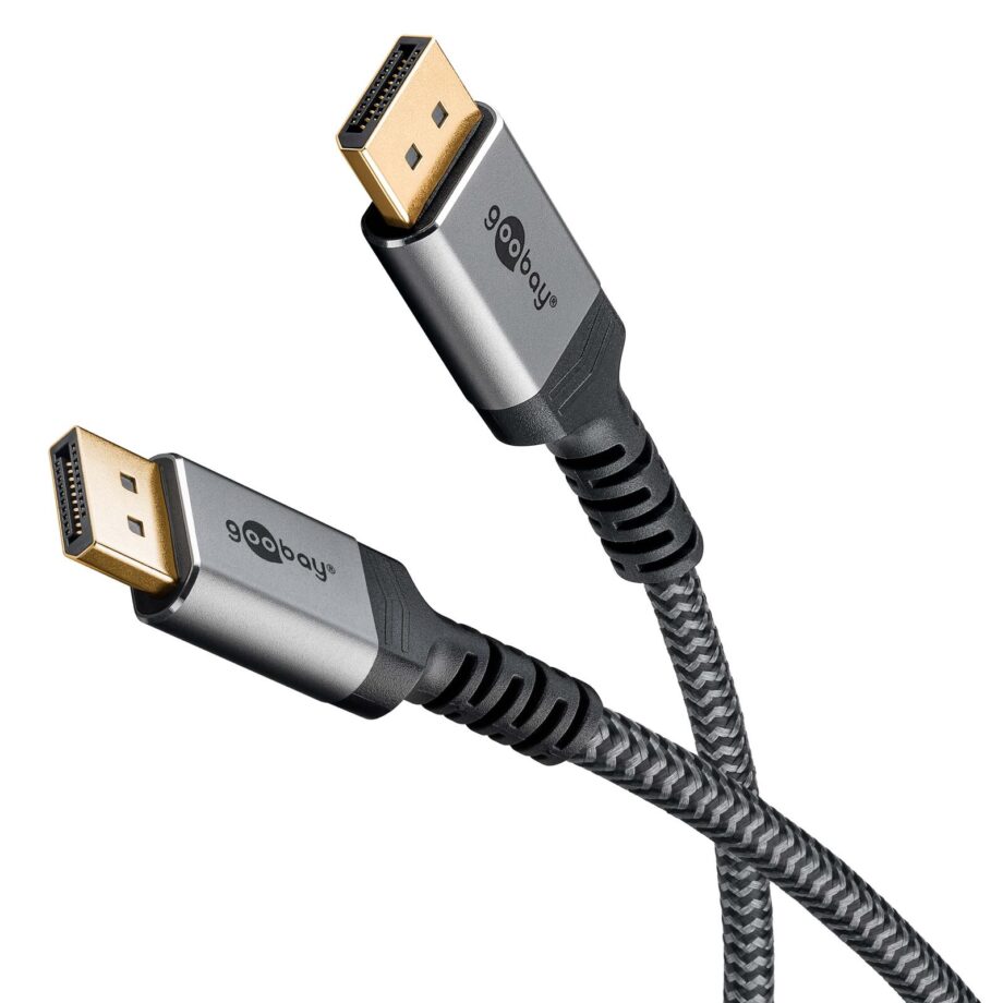 Goobay DisplayPort 1.4 Kabel 8K 60Hz 3 m Sølv