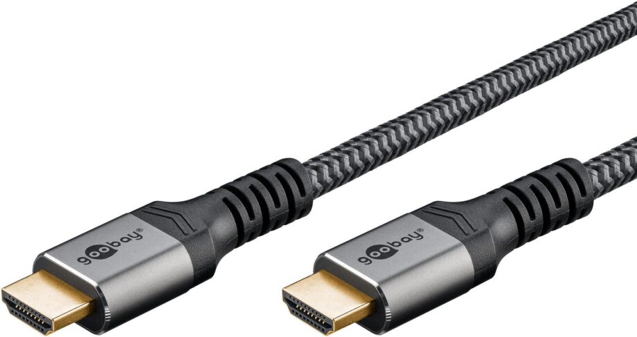 HDMI 2.1 Sleeved - 5m - Sort
