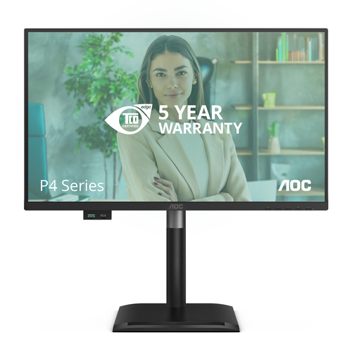 AOC 60,5cm (23,8"") 24P4U 16:09 HDMI+DP+DVI+USB IPS Lift bk