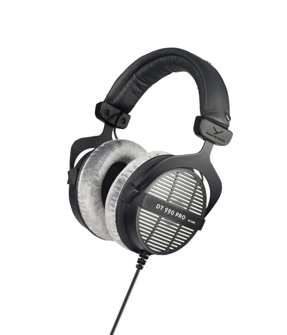 DT 990 PRO 80 Ohm kabelgebundener Over-Ear-Studiokopfhrer, schwarz