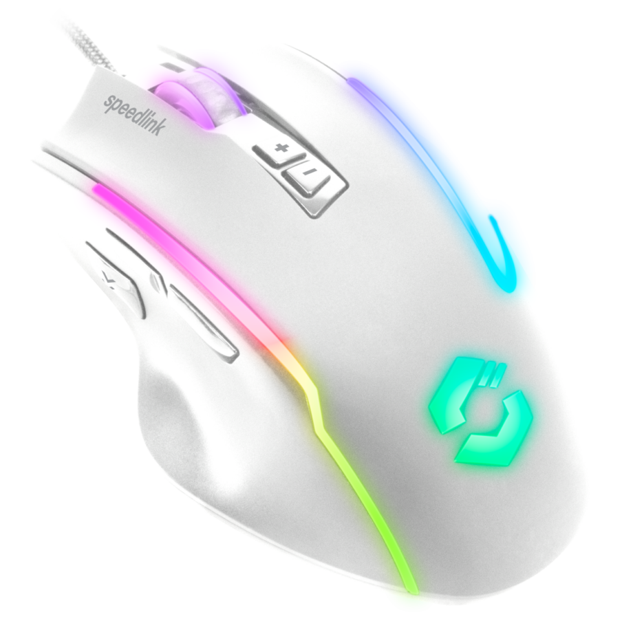 DECUS NX RGB - Gaming Mus - Hvid